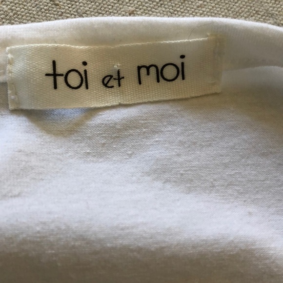 Cropped White “Perfect” - “Perfectly Imperfect” T-Shirt Large - Picture 4 of 7